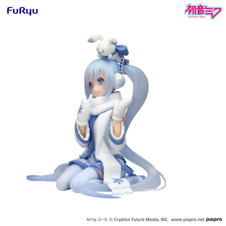 Figurine Hatsune Miku - Vocaloid - Noodle Stopper Figure Snow Miku Sky Town 10th Anniversary Ver.