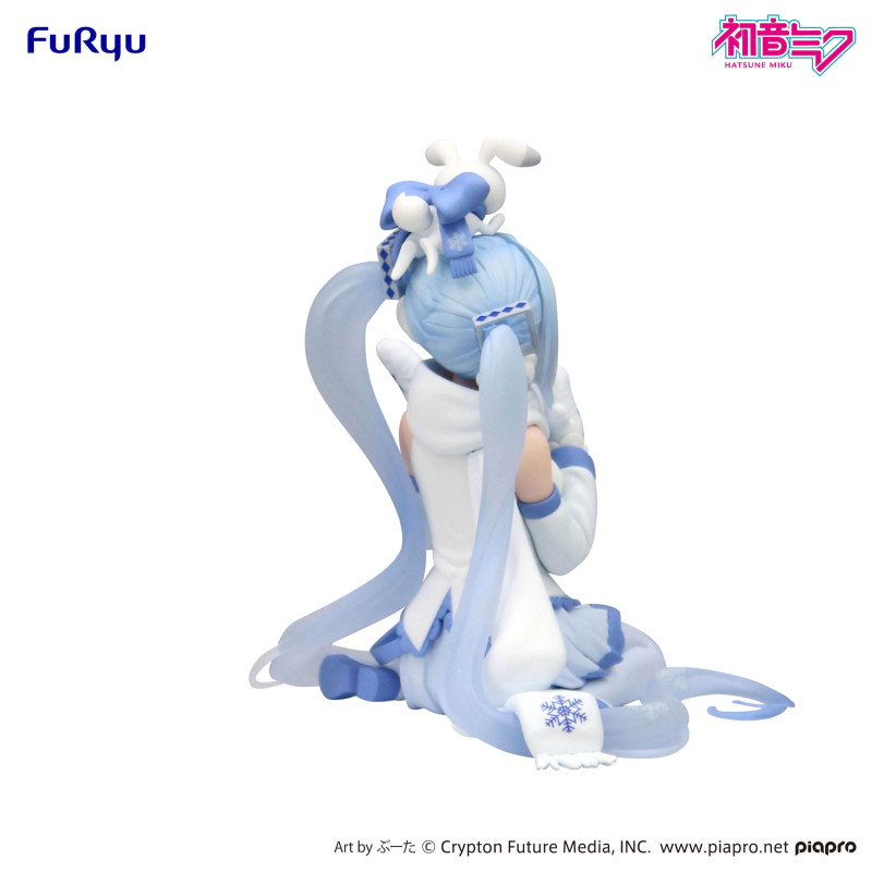 Figurine Hatsune Miku - Vocaloid - Noodle Stopper Figure Snow Miku Sky Town 10th Anniversary Ver.