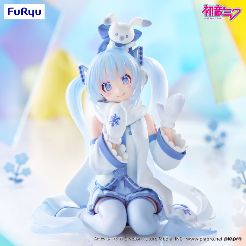 Figurine Hatsune Miku - Vocaloid - Noodle Stopper Figure Snow Miku Sky Town 10th Anniversary Ver.