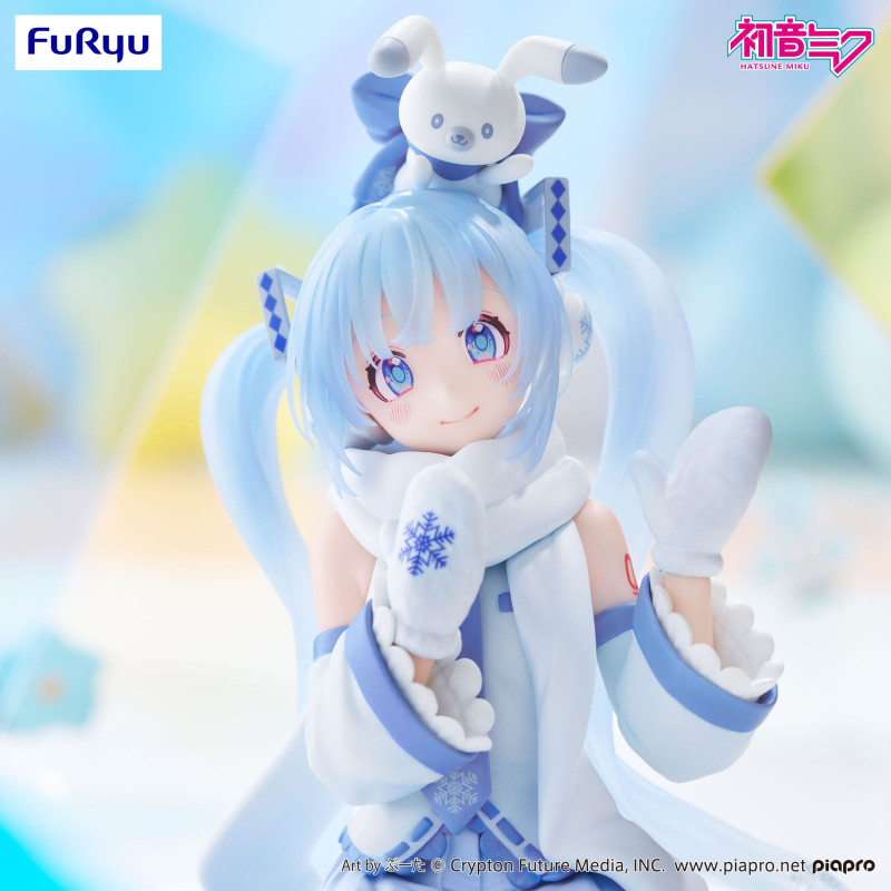Figurine Hatsune Miku - Vocaloid - Noodle Stopper Figure Snow Miku Sky Town 10th Anniversary Ver.