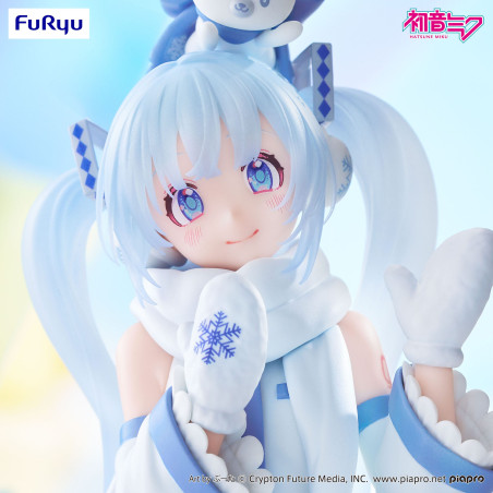 Figurine Hatsune Miku - Vocaloid - Noodle Stopper Figure Snow Miku Sky Town 10th Anniversary Ver.