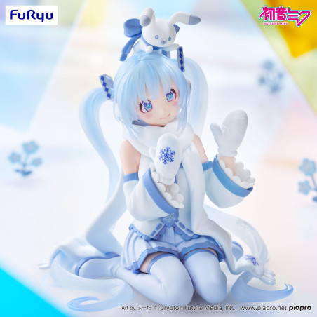 Figurine Hatsune Miku - Vocaloid - Noodle Stopper Figure Snow Miku Sky Town 10th Anniversary Ver.