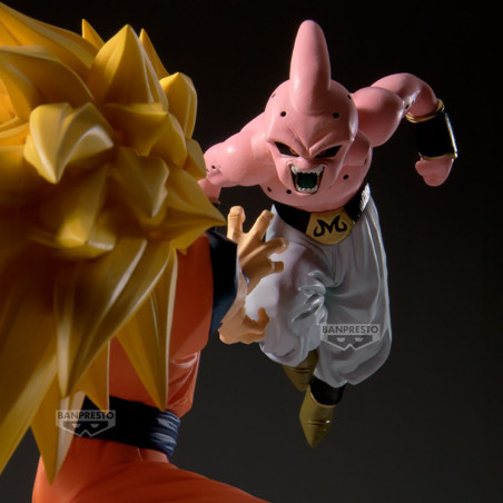 Figurine Majin Buu Pure - Dragon Ball Z - Match Makers VS Son Goku Ssj 3