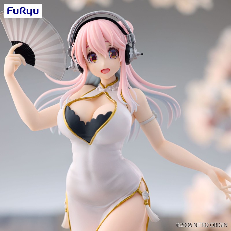Figurine Sonico - Super Sonico - Trio-Try-iT Figure White China Dress Ver.