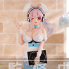 Super Sonico - Figurine Sonico BiCute Bunnies Waitress Light Blue Color Ver.