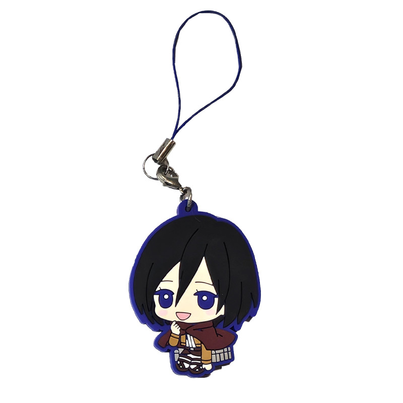 Porte clés Mikasa Ackerman - Attack On Titan - Rubber Mascot V2