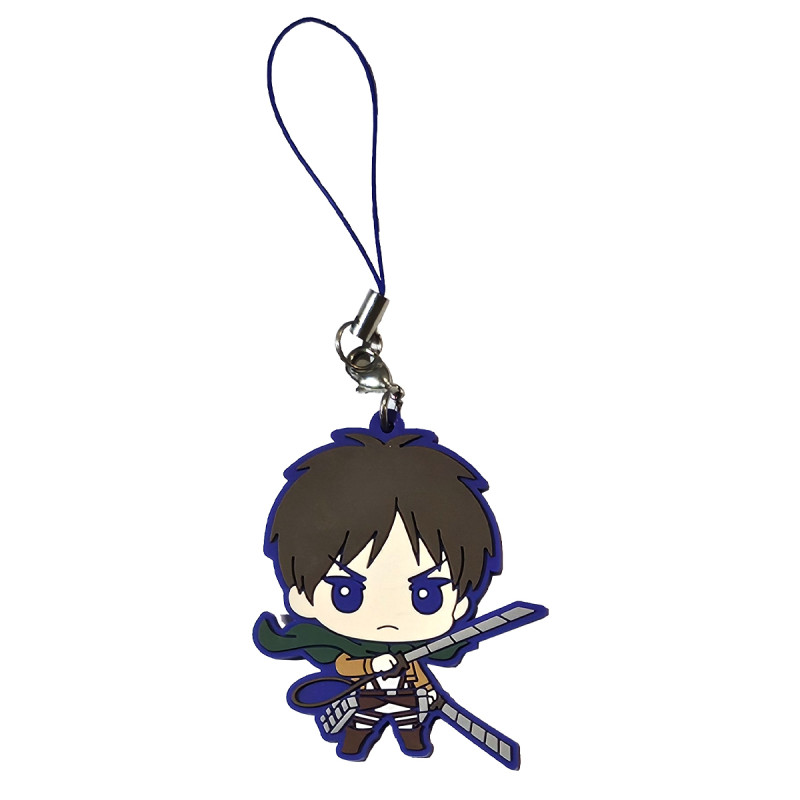 Attack On Titan - Porte clés Eren Yeager Rubber Mascot V2