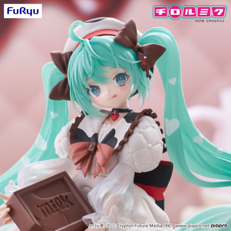 Figurine Hatsune Miku x Tirol Choco - Vocaloid - Trio-Try-iT Milk Ver.