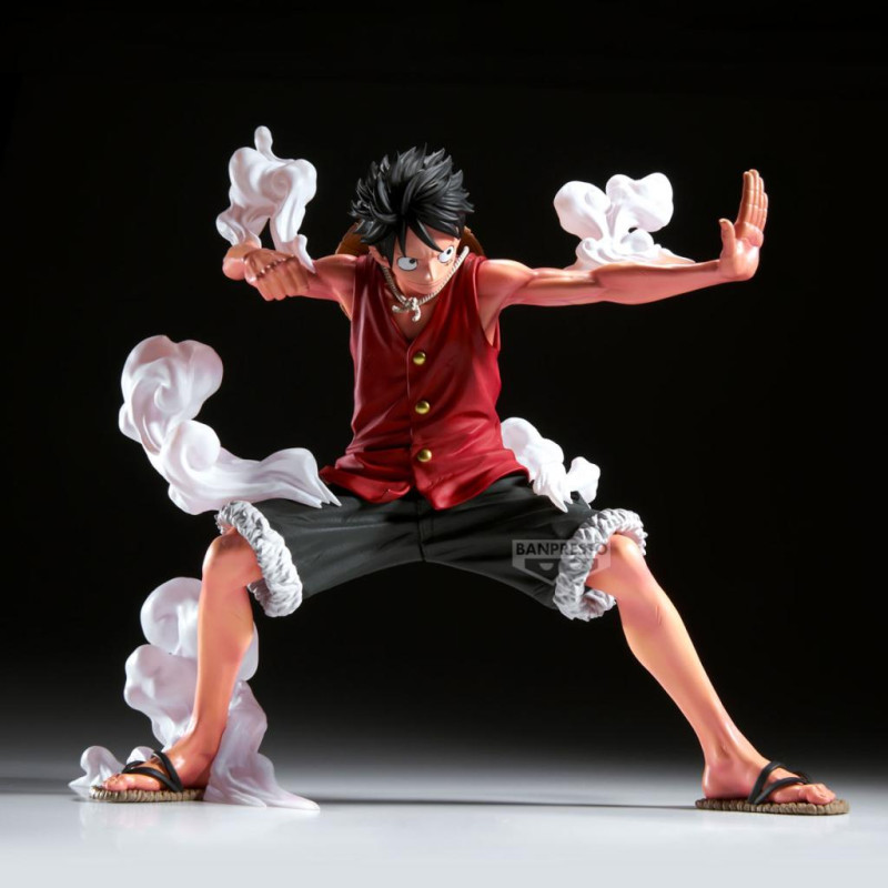 One Piece - Figurine Monkey D. Luffy Gear 2 Maximatic Plus