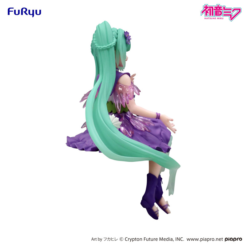 Figurine Hatsune Miku - Vocaloid - Noodle Stopper Figure Flower Fairy Purple Cosmos
