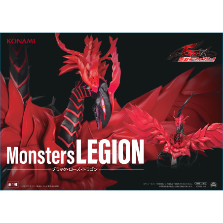 Yu-Gi-Oh ! - Figurine Black Rose Dragon Monsters LEGION
