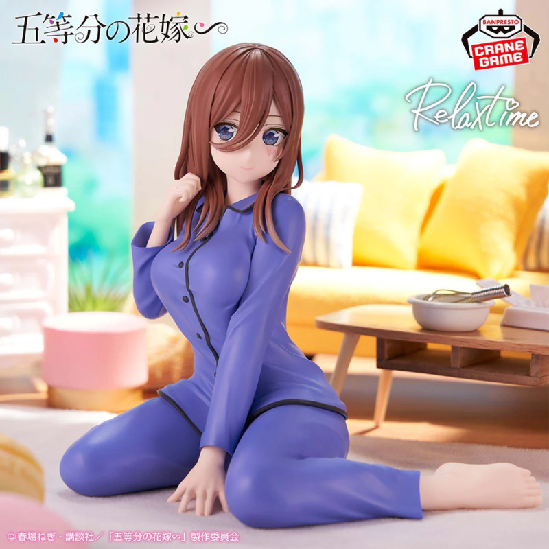 The Quintessential Quintuplets - Figurine Nakano Miku Relax Time