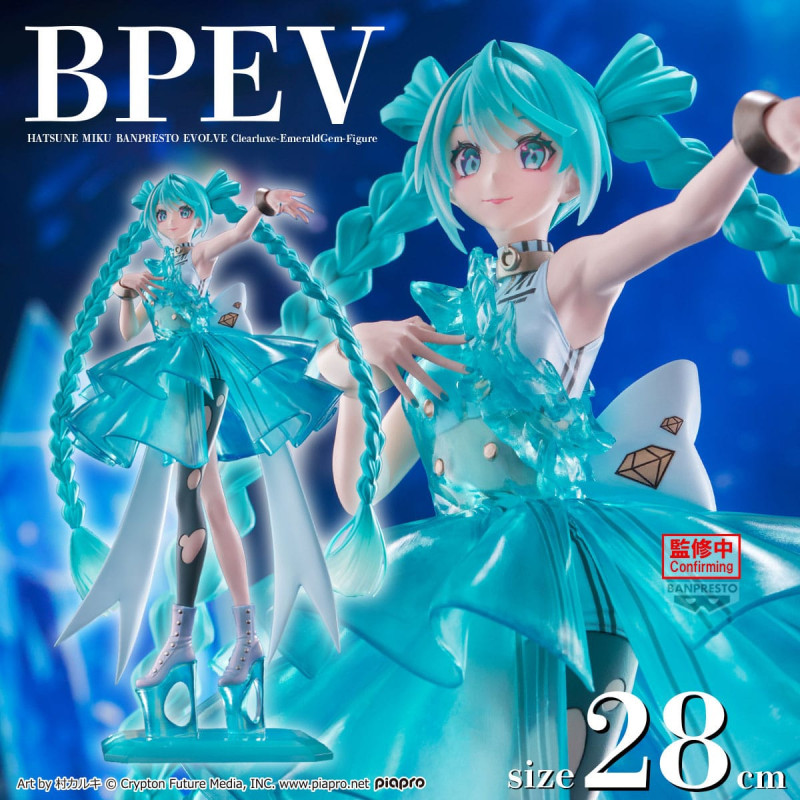 Vocaloid - Figurine Hatsune Miku EmeraldGem Evolve Clearluxe