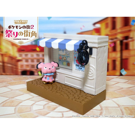 Figurines Snubbull - Pokemon Town 2 Festival Street Corner