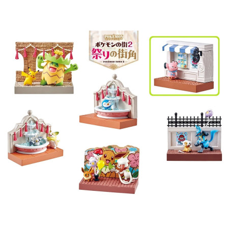 Figurines Snubbull - Pokemon Town 2 Festival Street Corner