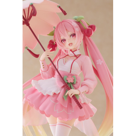 Vocaloid - Figurine Hatsune Miku Artist MasterPiece+ Sakura Dress Newley Written