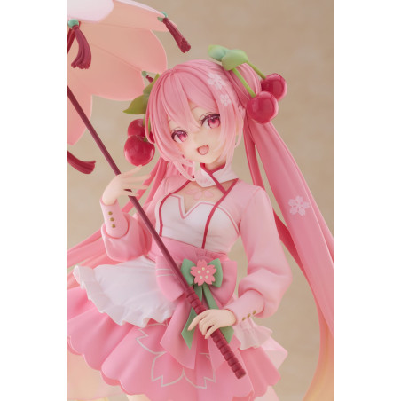 Vocaloid - Figurine Hatsune Miku Artist MasterPiece+ Sakura Dress Newley Written