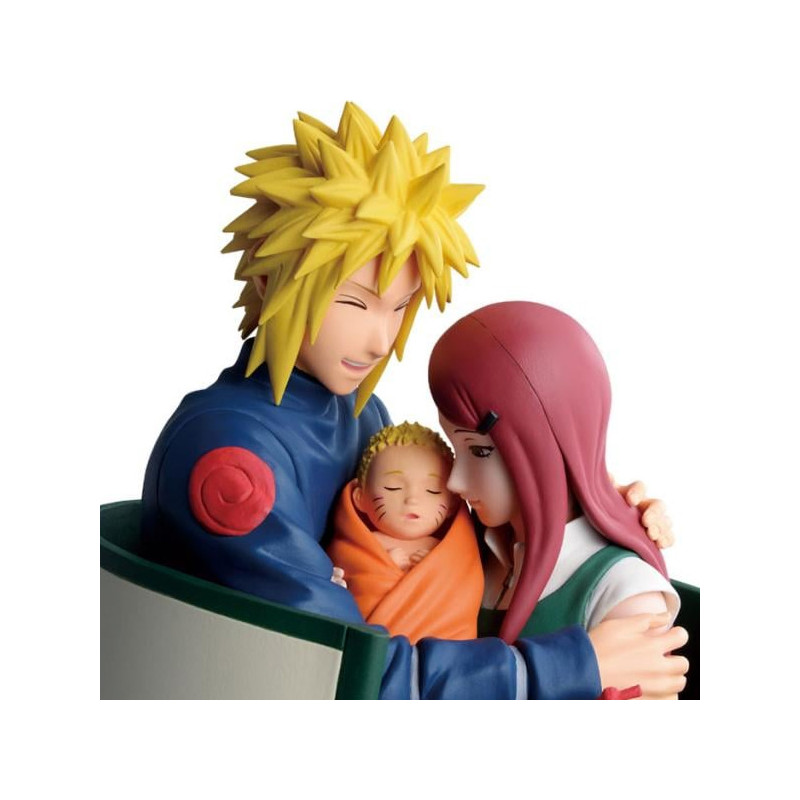 Naruto - Figurine Diorama Minato, Kushina & Naruto - Naruto 72 series