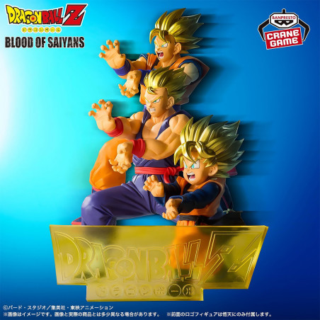 Dragon Ball Z - Figurine Son Gohan Ssj Blood Of Saiyans Trio Père-Fils