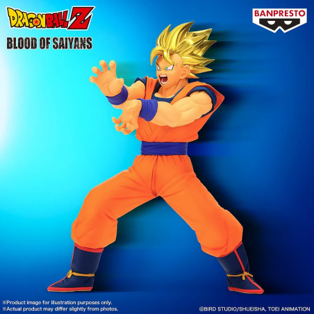 Figurine Son Goku Ssj - Dragon Ball Z - Blood Of Saiyans Trio Père-Fils