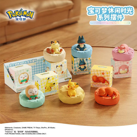 Pokemon - Figurine Goinfrex assoupi Casual Time Series Decoration