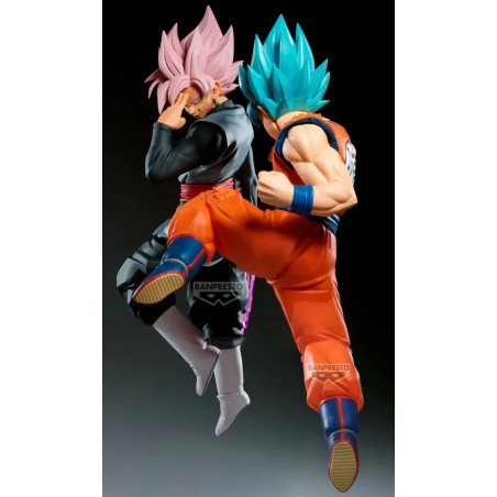 Figurine Son Goku SSGSS - Dragon Ball Z - Match Makers VS Black Goku Rose