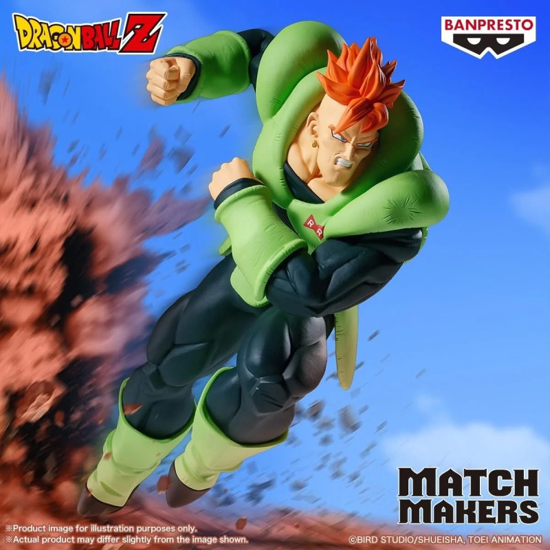 Dragon Ball Z – Figurine Android 16 Match Makers VS Cell