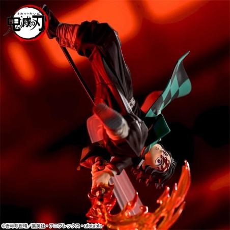 Kimetsu No Yaiba - Figurine Kamado Tanjiro Luminasta Hinokami Kagura Setting Sun Transformation