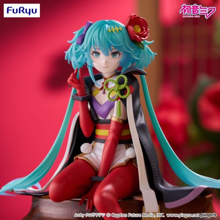 Figurine Hatsune Miku - Vocaloid - Noodle Stopper Figure Flower Fairy Camellia