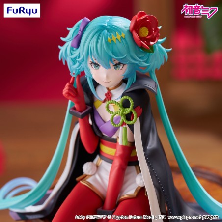 Figurine Hatsune Miku - Vocaloid - Noodle Stopper Figure Flower Fairy Camellia