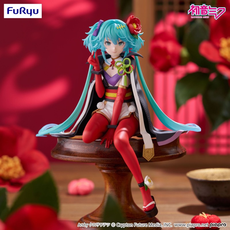 Figurine Hatsune Miku - Vocaloid - Noodle Stopper Figure Flower Fairy Camellia