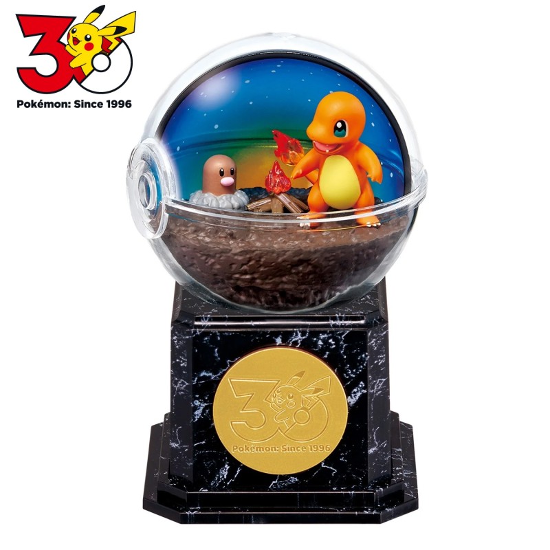 Figurine Salamèche & Taupiqueur - Pokemon 30th Anniversary - Terrarium Collection 10