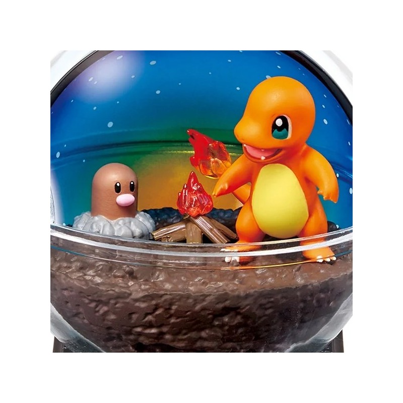 Figurine Salamèche & Taupiqueur - Pokemon 30th Anniversary - Terrarium Collection 10