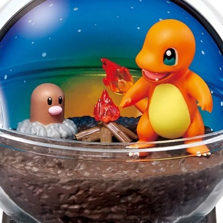 Figurine Salamèche & Taupiqueur - Pokemon 30th Anniversary - Terrarium Collection 10