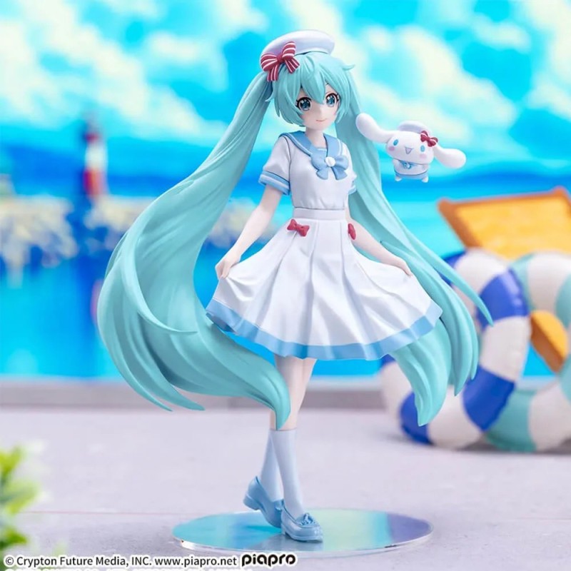 Vocaloid - Figurine Hatsune Miku X Cinnamoroll XStellar Summer Ver.