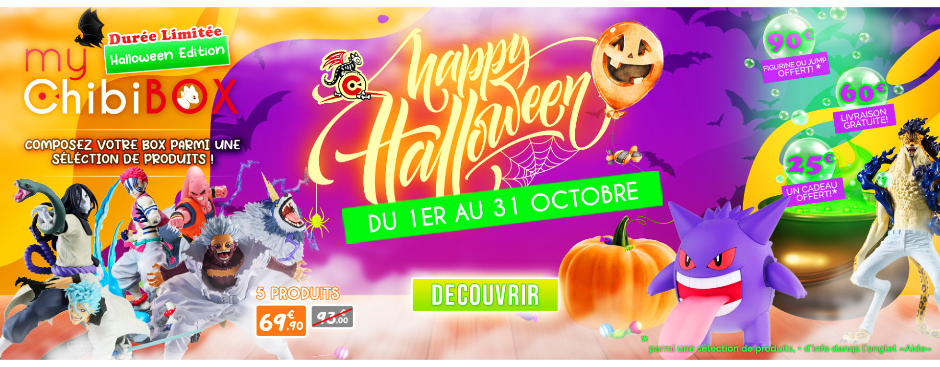 Frissons et surprises : Les Offres Spéciales Halloween débarquent chez Chibi Akihabara !